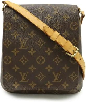 Louis Vuitton Pre-owned Cross Body Bags, female, Brown, Size: ONE SIZE Pre-owned Canvas Cross Body Bag