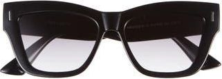 Vince Camuto 53mm Gradient Wide Cat Eye Sunglasses in Black at Nordstrom Rack
