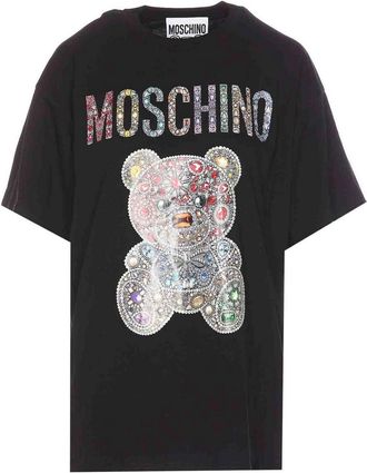 Moschino Teddy print logo t-shirt