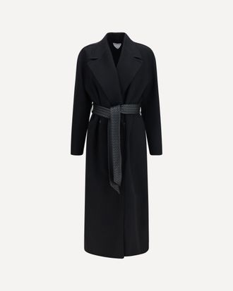 Bottega Veneta Cappotto lungo in lana e cashmere Woman 38