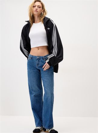 Twik Womens Low-rise wide-leg jean