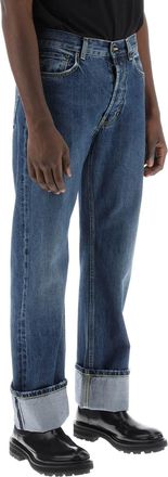 Alexander McQueen Alexander Mcqueen Mens Turn Up Jeans - Blue Cotton - Size EU 50 (Mens)