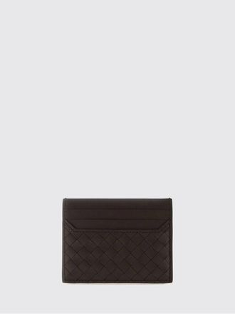 Bottega Veneta Flat Card Holder in Woven Calfskin Leather