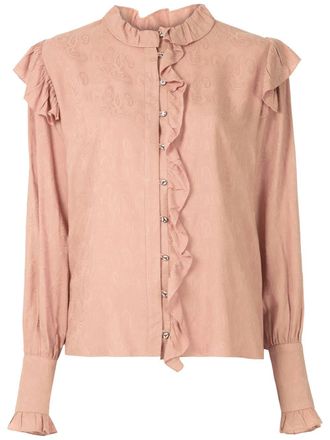 OLYMPIAH Camicia con ruches Azteca - Rosa