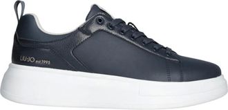 Liu Jo Schoenen, Heren, Blauw, 44 EU, Leer, Big 05 Sneakers