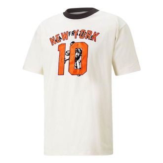 Puma x Rhuigi Graphic Tee White Orange 539505-65