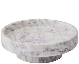 Aquanova Handgefertigtes, luxuri&ouml;ses Tablett Porto aus Marmor, Prunus