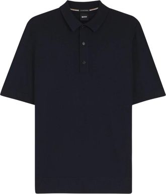 HUGO BOSS H-Nolano Polo - Heren - Polos - Blauw - L - Wol - Tops