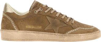 Golden Goose Suede Sneakers with Star Detail and Laminated Nappa Accents