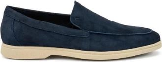 Frau Schoenen - Heren - Loafers - Blauw - 42 EU - Leer - Schoenen