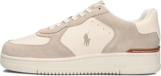 Polo Ralph Lauren Lage Top Masters Court Sneakers - Heren - Sneakers - Beige - 45 EU - Wol - Schoenen
