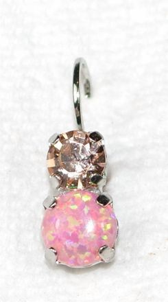 Mariana Womens Magic Earrings In Amber/ Pink