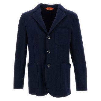 Barena Blazer monopetto - - Jackets - Uomo - Blu - S