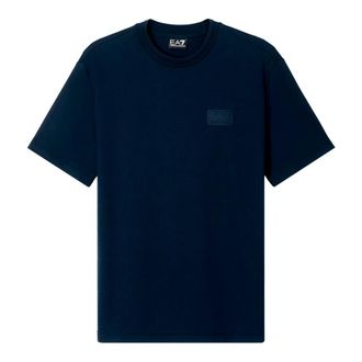 Emporio Armani Logo Crew Neck T-Shirt - Heren - T-shirts - Blauw - M - Polyester - Tops