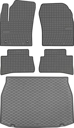 OEM Juego De Alfombrillas De Goma Para Coche Y Maletero Para Toyota C-hr I Crossover (enero De 2017-2023)