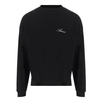 Amiri Felpa in Cotone Elasticizzato con Stampa - - Sweatshirts & Hoodies - Uomo - Nero - L