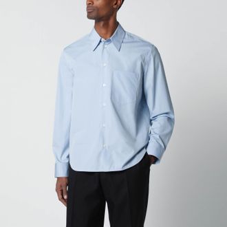 Jil Sander Camicia azzurra in cotone