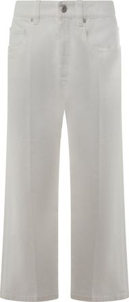 Brunello Cucinelli Trousers Light And Natural-Donna