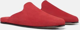 Scarosso Atlas Slippers in Red - Nubuck at Nordstrom, Size 41