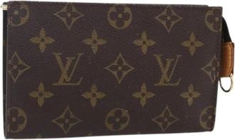 Louis Vuitton Pre-owned Canvas Pouch - Dames - Vintage Clutch - Bruin - ONE Size - Vintage