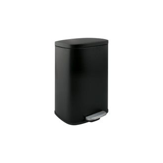 Spirella Spirella - Papelera Con Pedal Acero Akira 12l Negro Mate