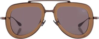 Valentino V - LSTORY Dark Brown Phantos Unisex Sunglasses VLS-129 D 50
