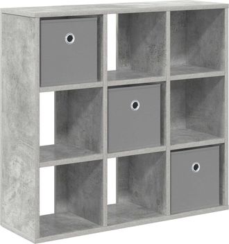 vidaXL Aparador Gris Concreto 73,5 X 24 X 69,5 Cm Vidaxl