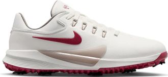 Nike Nike Mens Victory Pro 4 Golfschuh, Summit White/Taupe Grey/Team Red, 11.5 Women/10 Men