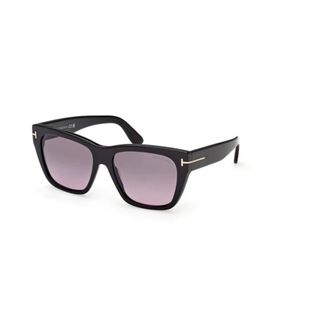 Tom Ford Sunglasses, female, Black, Size: 55 MM Flynn-02 Sunglasses