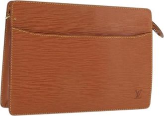Louis Vuitton Pre-owned Clutches, female, Brown, Size: ONE SIZE Pre-owned Vintage Clutch