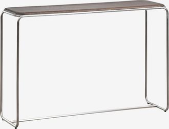 Sklum Consola Recibidor 120x35 Cm En Madera De Acacia Y Acero Inoxidable Altrex Sklum