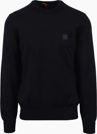 HUGO BOSS Mens Boss Orange BOSS KANOVANO SWEATSHIRT DARK BLUE - Navy - Size: 42