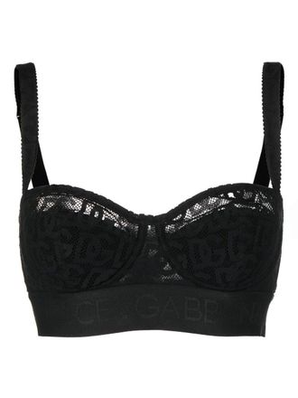 Dolce & Gabbana Reggiseno a balconcino - Nero