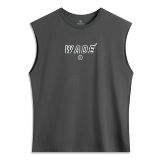 Li-Ning x ADAM Way Of Wade Graphic Oversized Tank Dark Grey AVSU731-1