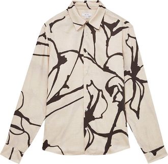 Reiss Suarez Abstract Painted Top