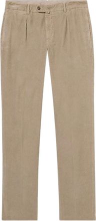 Brooks Brothers pleat corduroy chino trousers - Neutrals
