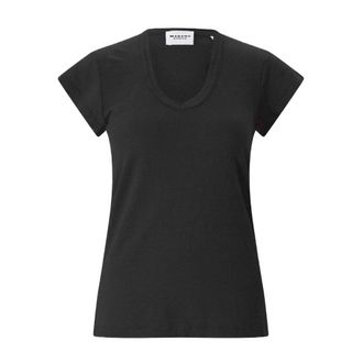 Isabel Marant Dames, Tops, Zwart, Maat: S Linnen