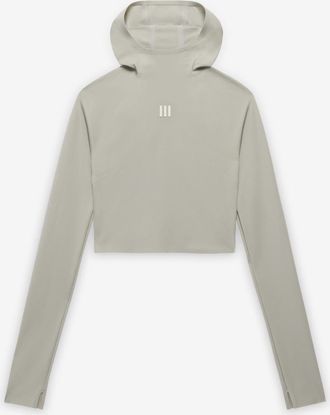 adidas Womens Ath Crop in Sesame - Beige - Size 10 UK