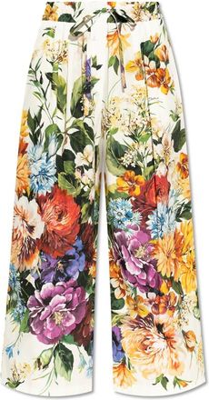 Dolce & Gabbana Dames, Broeken, Veelkleurig, Maat: 3XS Katoen