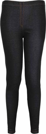 Purple Hanger New Womens Ponte Denim Jeans Leggings Ladies Plus Size Elasticated Waist Stretch Fit Trousers Jeggings Navy Blue Size 26 - 28