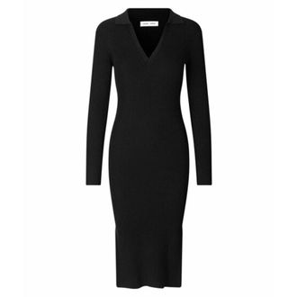 Sams&oslash;e & Sams&oslash;e Luna Dress,Black female, Sizes: L, M