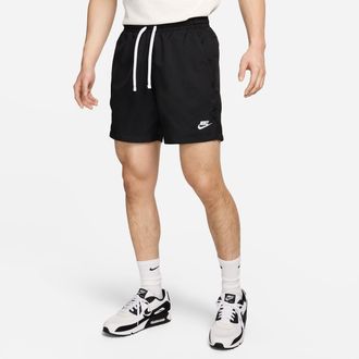 Nike Mens Nike Sportswear Woven Flow Shorts in Black | AR2382-010