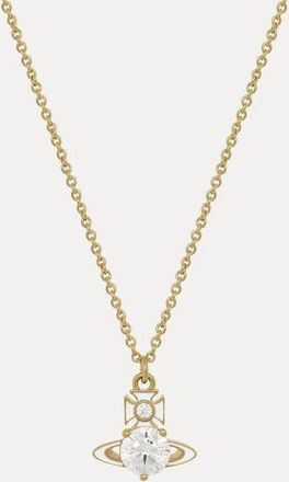 Vivienne Westwood Millie Pendant Necklace Gold-white-enamel-white-cz Gold-white-enamel-white-cz Women
