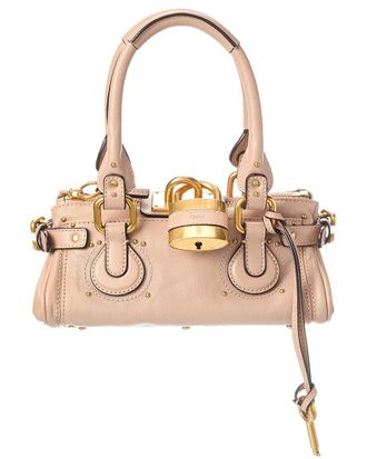 Chlo&eacute; Paddington Small Grained Leather Shoulder Bag