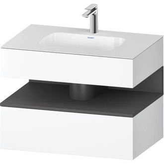 Duravit Duravit - Qatego lavabo encastr&eacute; avec meuble sous-lavabo en