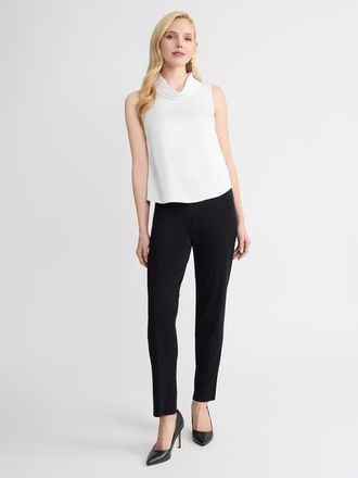 Misook Pearlescence Crepe de Chine Blouse in White at Nordstrom, Size Xx-Large