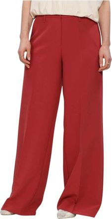 Summum Broeken, Dames, Rood, S, Polyester, Foam Uni Broeken