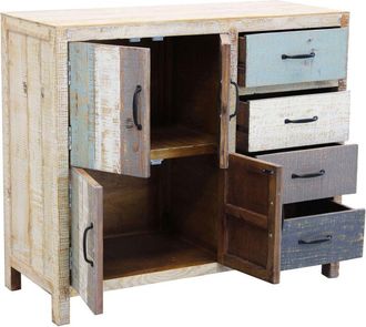 Milani Home COLORWOOD - mobile 4 cassetti 4 ante