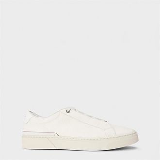 HUGO BOSS Mens Garytenngrlthoody Round Toe Sneakers in Open White - Size UK 5