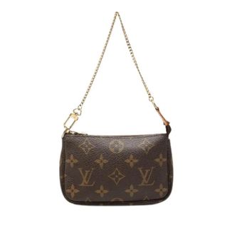 Louis Vuitton Pre-owned Mini Pochette Accessoires - Dames - Vintage Mini Tas - Bruin - ONE Size - Vintage